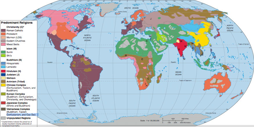 world-map-religions